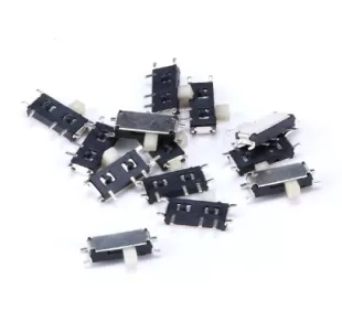 MSK-12C02 Công Tắc Trượt 7 Chân Dán ON - OFF Chỉnh Ngang